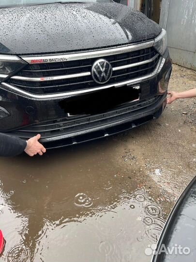 Сплиттер на volkswagen polo