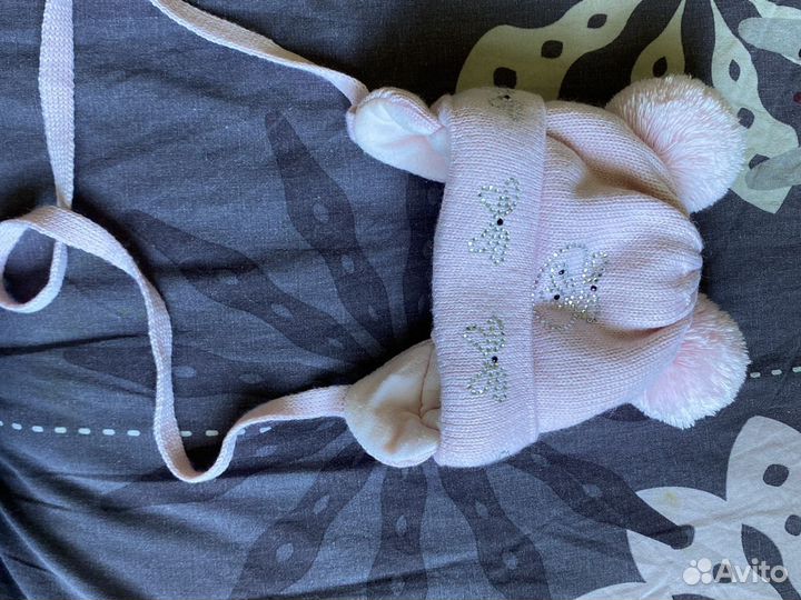 Шапка зимняя для девочки 36-38