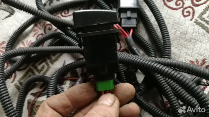 Проводка противотуманных фар с кнопкой и реле