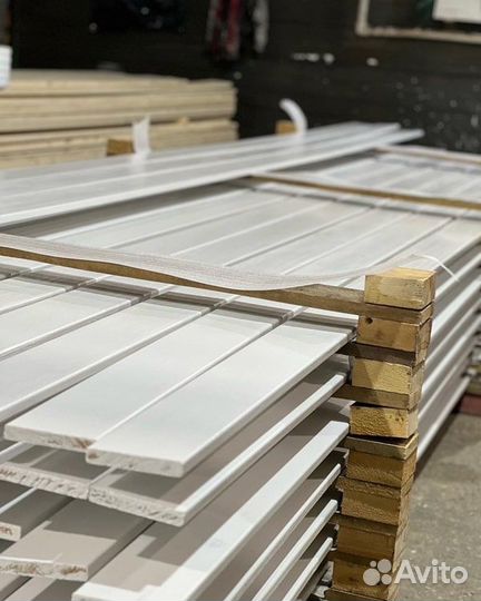 Покраска имитации бруса, вагонки