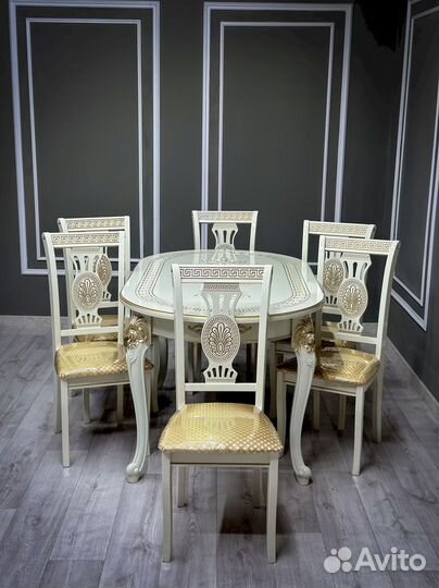 Стол и стулья от производителя. В наличии