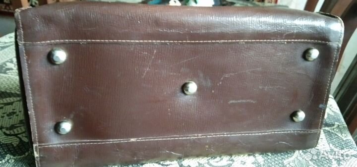 Саквояж кожаный СССР