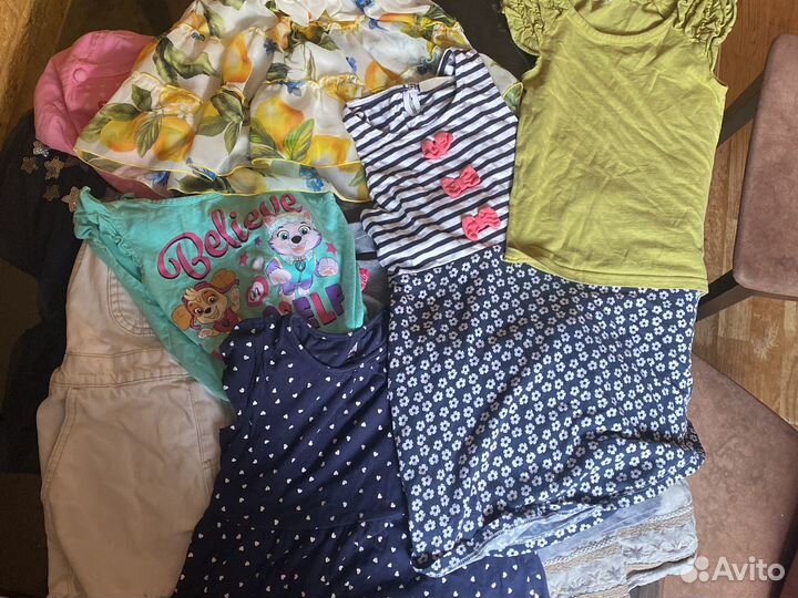 Пакет одежды для девочки 5-6 лет