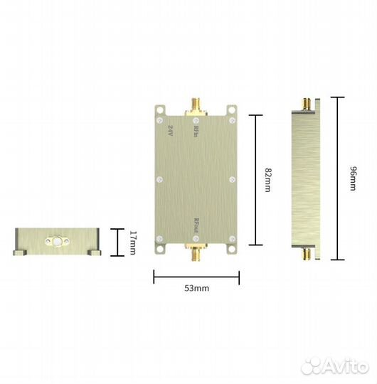 Усилитель высокой мощности 2,4 ггц 100 Вт