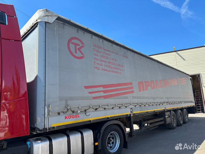Полуприцеп шторно-бортовой Kogel SN24, 2012