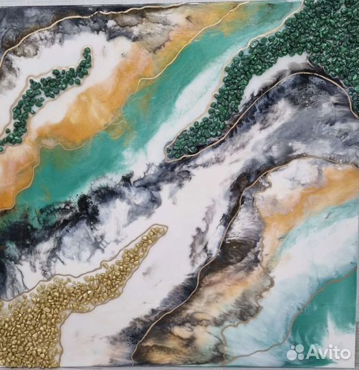 Интерьерная картина из смолы