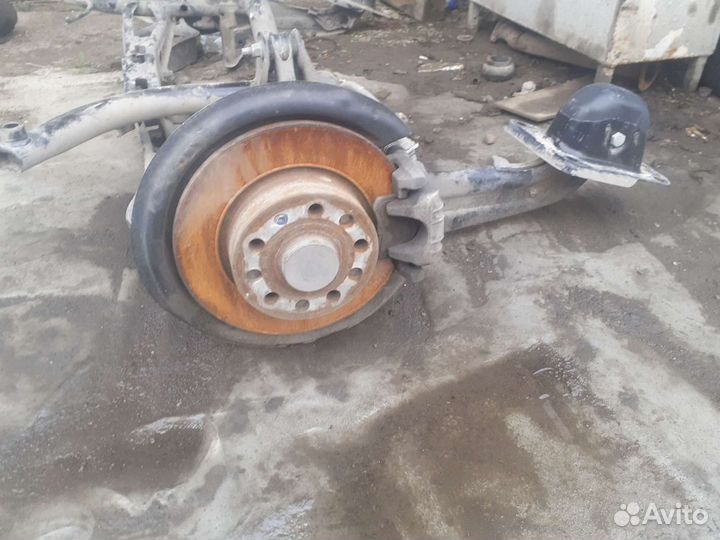 Задний подрамник всборе шкода ети