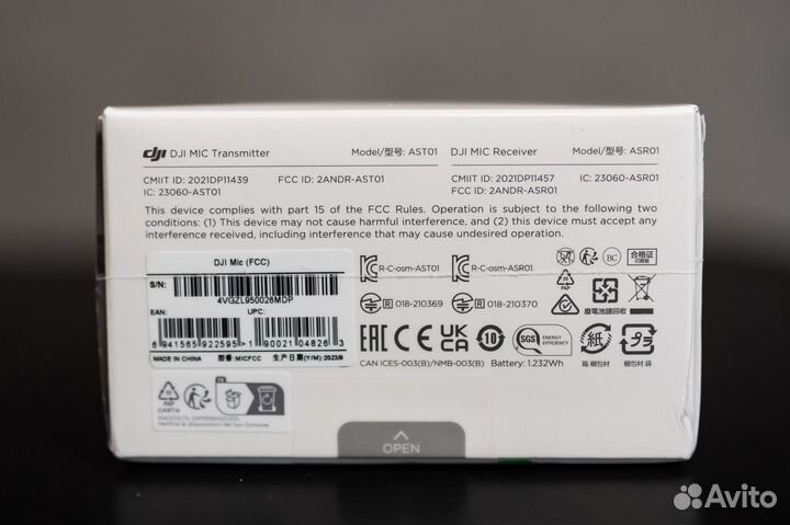 В наличии новый микрофон DJI mic 2TX + 1RX