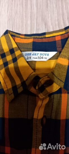 Комплект рубашка+ джинсы р-р 92 и 104