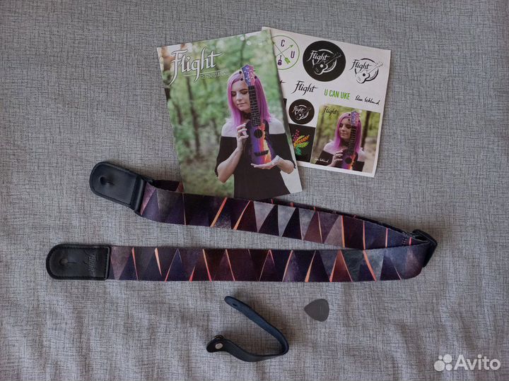 Укулеле сопрано Flight TUS35 Red серии Travel