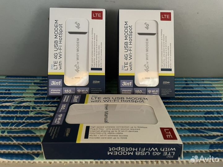LTE 4G USB modem, WiFi