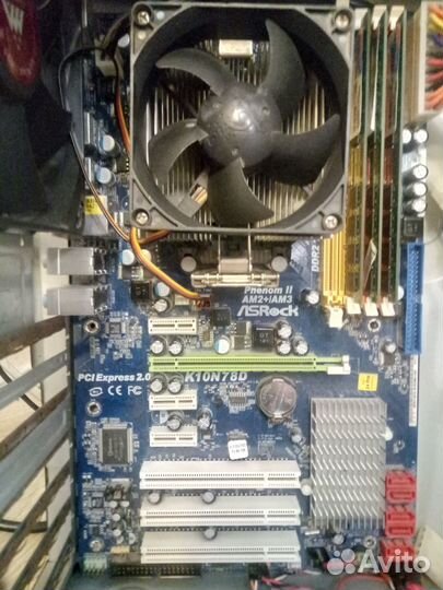 Материнская плата в сборе