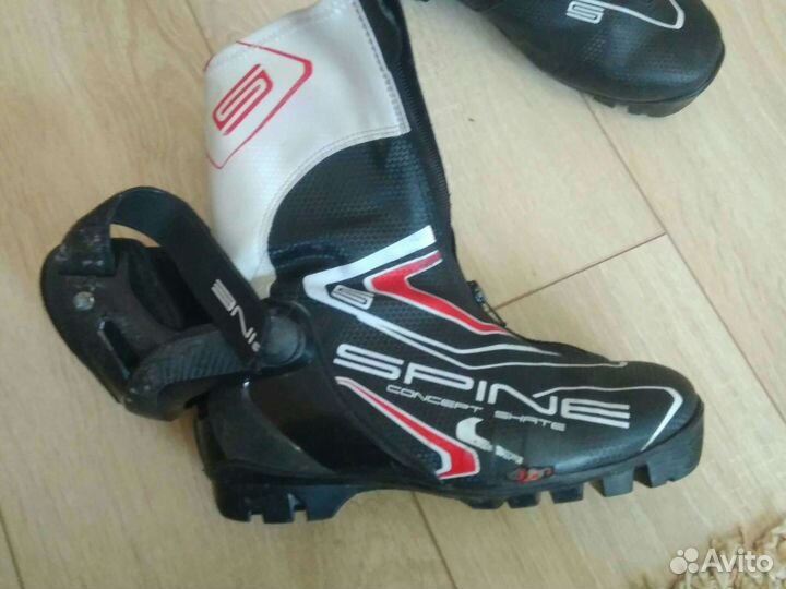 Лыжные ботинки 35р NNN, Spine детские