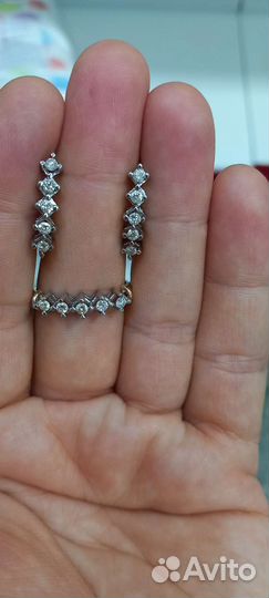 Золотой набор с бриллиантами