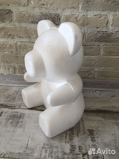 Форма мишки из пенопласта