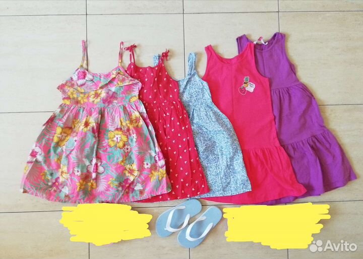 Вещи пакетом (33 шт.) для девочки 5-6 лет, 128 см