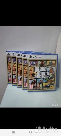 Игра PS 5 Grand Theft Auto GTA 5. Диск. Новый