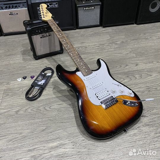 Электрогитара Fender стиль с комбиком