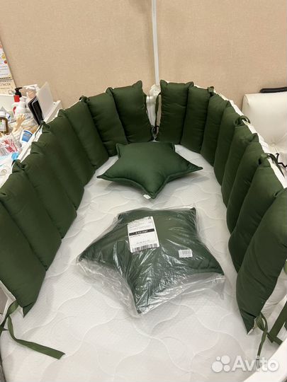 Бортики в детскую кроватку