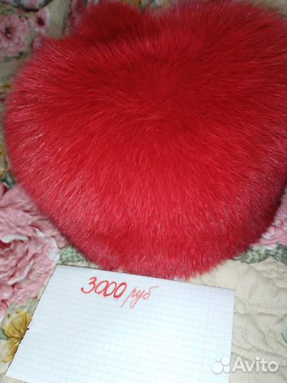 Женская натуральная шапка