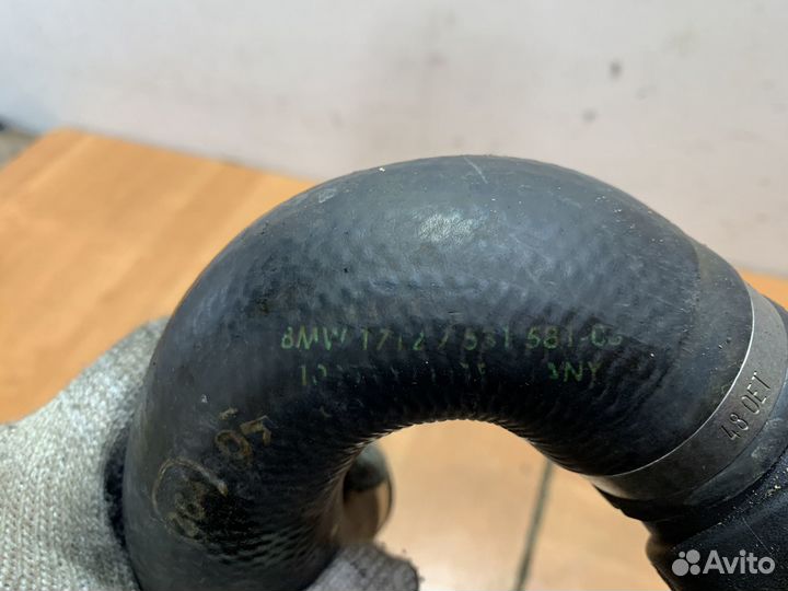 Нижний патрубок радиатора n52 Bmw e87 e90