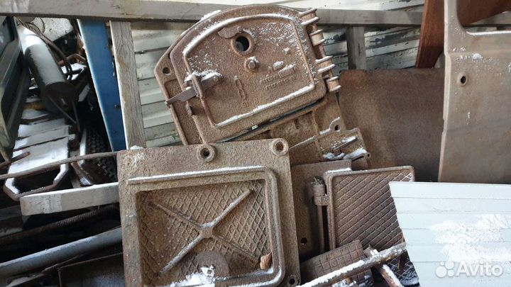 Дверца для печки, чугун литьё