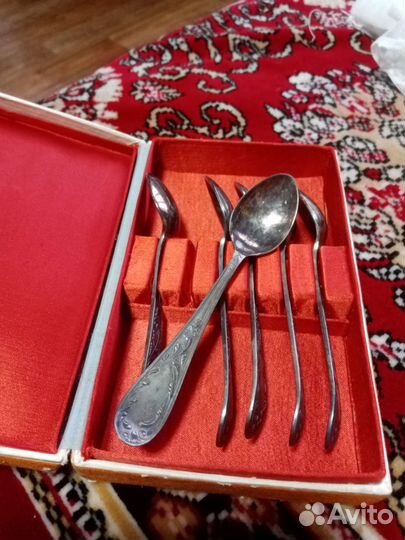 Чайные ложки из мельхиора СССР