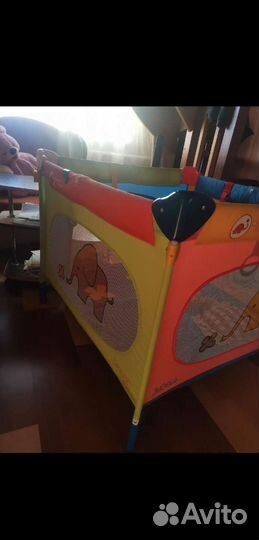 Большой детский манеж бу