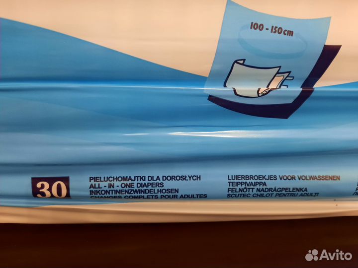 Памперсы для взрослых seni (упаковка 30 шт.)