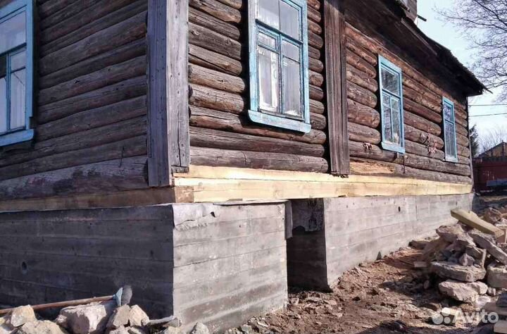 Замена нижних венцов
