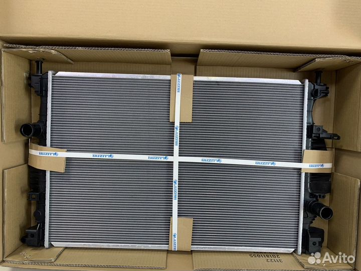 Радиатор охлаждения ford mondeo 5 пластинчатый