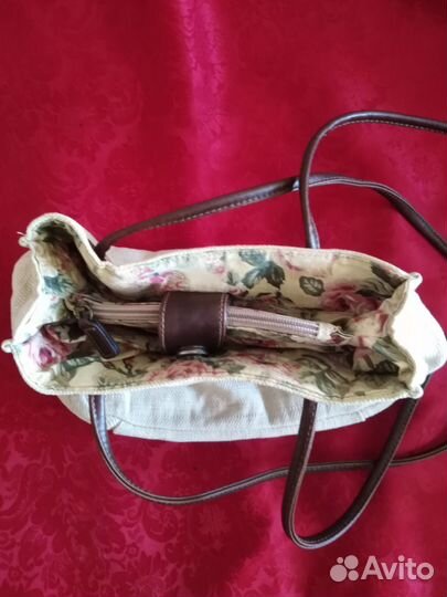 Сумка женская, натуральный хлопок