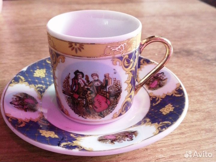 Чашка с блюдце fine China