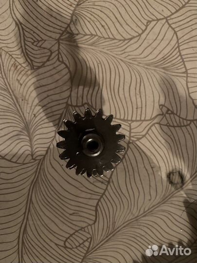 Электростартер и шестерни