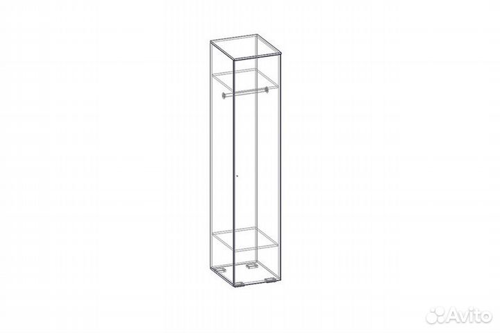 Шкаф-пенал Виктория 440 (правый)