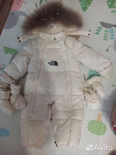 Зимний комбинезон для девочки 80 86