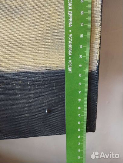 Картина маслом 70х250 см авторская работа арт