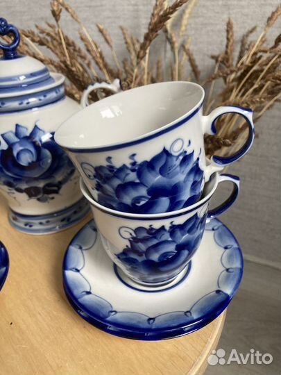 Чайный сервиз гжель