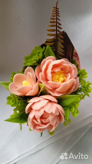 Букет из мыла ко Дню Воспитателя и ко Дню Учителя