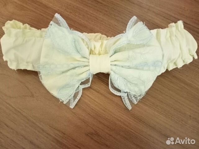 Бант на конверт малыша (на выписку из роддома)