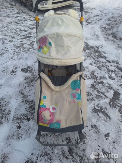 Санки на колесах