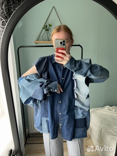 Рубашка пэчворк