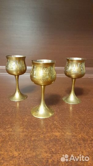Рюмки из металлического сплава
