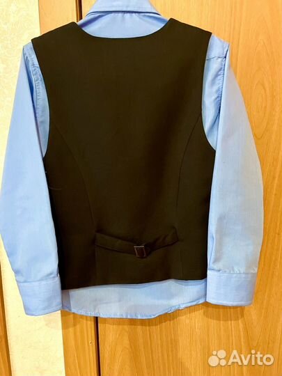 Рубашка + жилетка 110-116