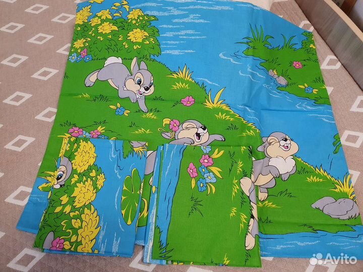 Комплект постельного белья в детскую кроватку