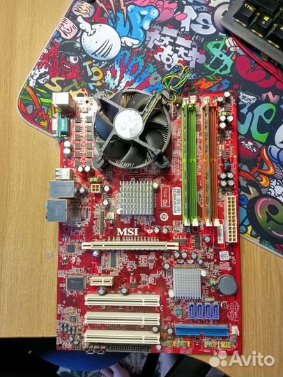 Материнская плата+ процессор и оперативная память