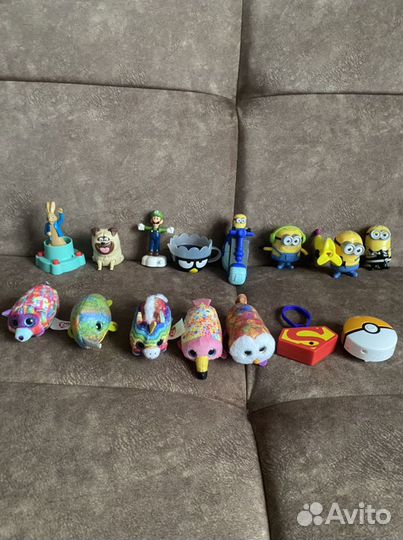Игрушки из Макдоналдса, миньоны, свитбокс и другие