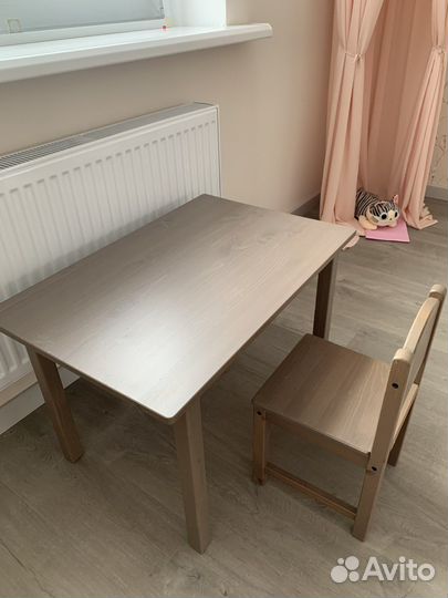 Детский столик и стульчик Икея Сундвик