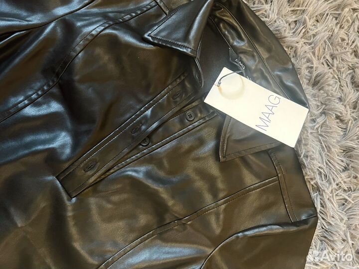 Кожаное платье