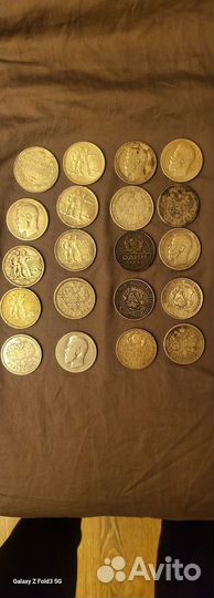 Монеты рубль серебро